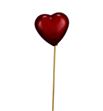 Pick heart metallic 6cm - PICMET6