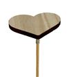 Pick heart wood 6.5cm - PICHEAWOO651