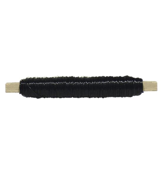 Bobina alambre con soporte madera negro - BC-12370125