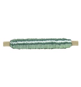 Bobina alambre con soporte madera azul hielo - BC-12370355