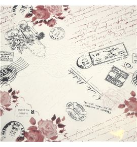 Polipropileno carta postal fondo blanco - BH-279-1