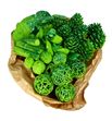 Indian mix verde purpurina x40 a2 - INDVERPUR