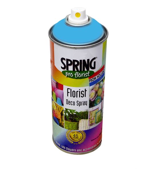 Spray de color para flor natural celeste 400ml - SPRAZUCEL