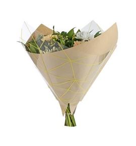 Oblique opp35/45g kraft linea amarilla 35*35cm (25unid) - OBLOPPLINAMA
