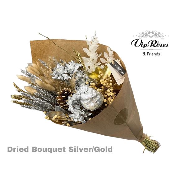 Bouquet silver/gold 60 - BOUSILGOL