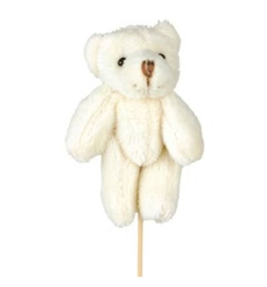 Pick beer peluche blanco 9cm - STIBEEPELBLA96