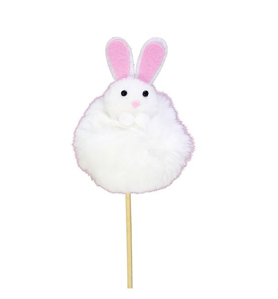 Pick conejo blanco 7cm *50cm - PICCON750