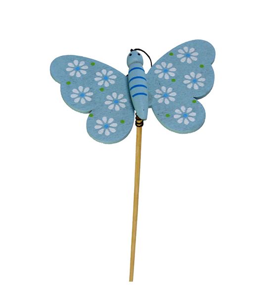 Pick mariposa azul 8cm *50cm - PICMARAZU850
