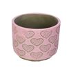 Maceta corazon rosa 10cm ø11cm - MACCORROS1110