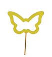 Pick mariposa amarillo 15cm - PICMARAMA15