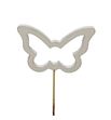 Pick mariposa blanca 15cm - MARBLA719