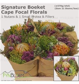 Bqt 1 nutan 1 smal protea & fillers 40cm - BQTNUTPROFIL40