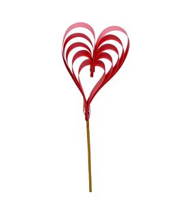 Pick corazon banda rosa 7cm *50cm - PICCORBANROS