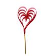 Pick corazon banda rosa 7cm *50cm - PICCORBANROS