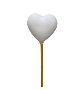 Pick hart blanco 4cm - PICHARBLA4