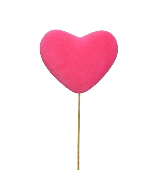 Pick heart rosa 11.5cm - PICHEAROS