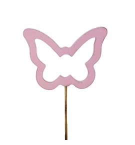 Pick mariposa rosa 15cm - PICMARROS15