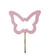 Pick mariposa rosa 15cm - PICMARROS15