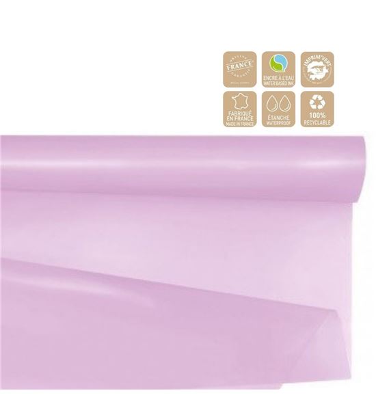 Rollo lamina rosa claro 80cm 40m - ROLLAMROSC8040