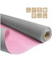 Rollo papel rosa claro/gris 80cm 40m - ROLPALROSG8040