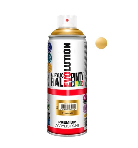 Spray de color para flor natural brite gold 400ml - SPRBRIGOL400