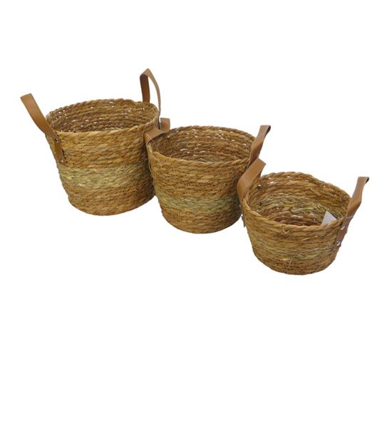 Cesta yute ø24xh25 x3 - CESYUT3