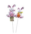 Pick conejo pascua metal 50cm - PICCONPASMET